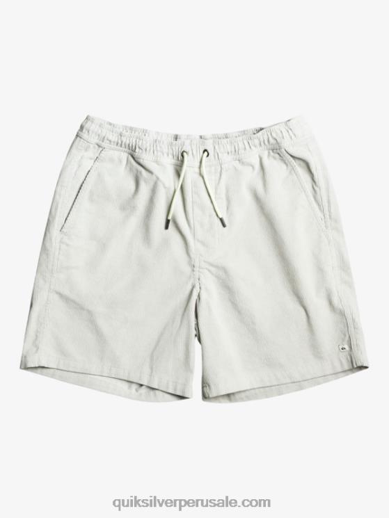 Quiksilver N8LNT363 hombres gris violeta shorts de pana taxer
