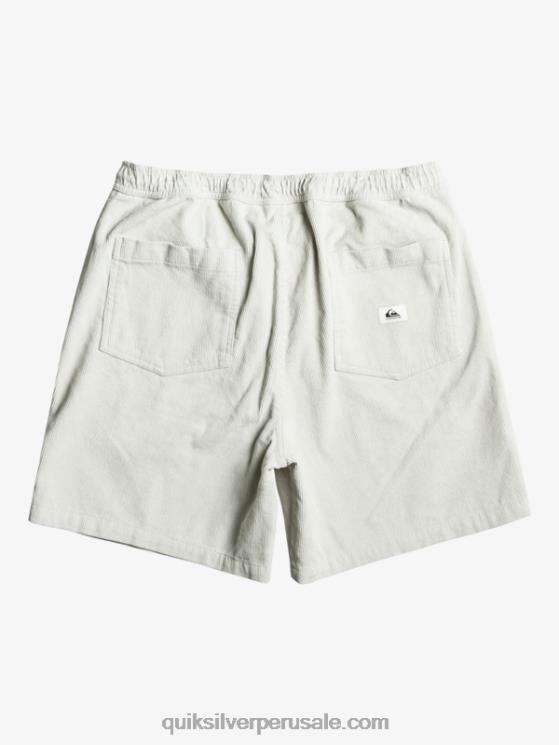 Quiksilver N8LNT363 hombres gris violeta shorts de pana taxer