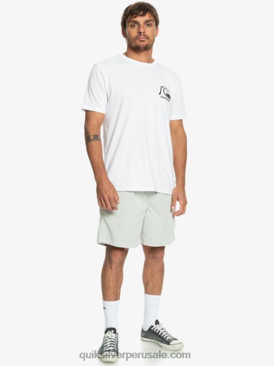 Quiksilver N8LNT363 hombres gris violeta shorts de pana taxer