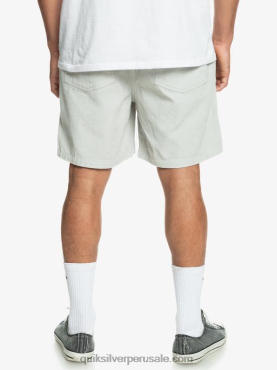 Quiksilver N8LNT363 hombres gris violeta shorts de pana taxer