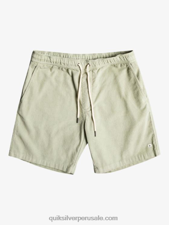 Quiksilver N8LNT365 hombres salvia del desierto shorts de pana taxer
