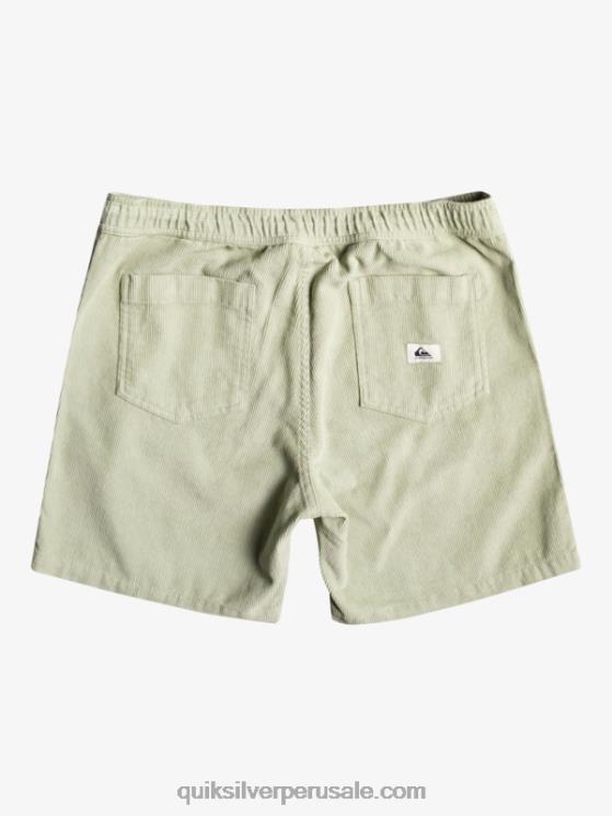 Quiksilver N8LNT365 hombres salvia del desierto shorts de pana taxer