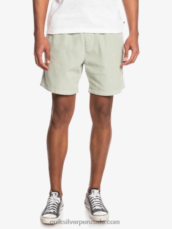 Quiksilver N8LNT365 hombres salvia del desierto shorts de pana taxer