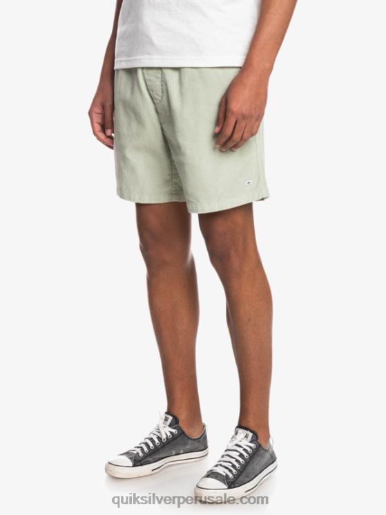 Quiksilver N8LNT365 hombres salvia del desierto shorts de pana taxer