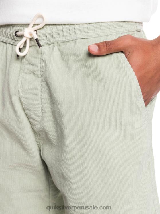 Quiksilver N8LNT365 hombres salvia del desierto shorts de pana taxer