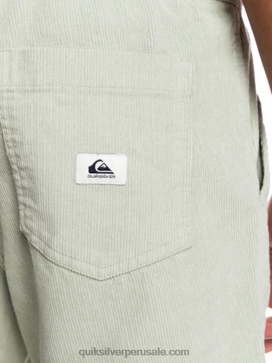 Quiksilver N8LNT365 hombres salvia del desierto shorts de pana taxer