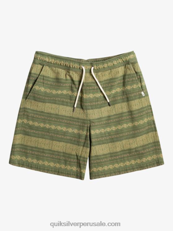 Quiksilver N8LNT422 hombres trébol de cuatro hojas taxer jacquar pantalones cortos taxer en jacquard