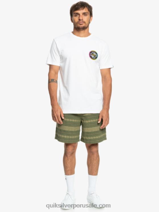 Quiksilver N8LNT422 hombres trébol de cuatro hojas taxer jacquar pantalones cortos taxer en jacquard