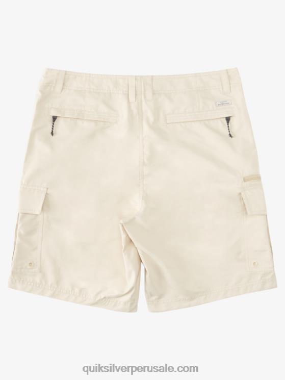 Quiksilver N8LNT786 hombres arroz integral Pantalones cortos Waterman Maldive Atoll Cargo 20