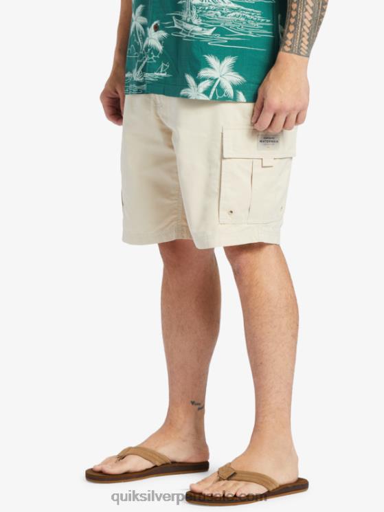 Quiksilver N8LNT786 hombres arroz integral Pantalones cortos Waterman Maldive Atoll Cargo 20