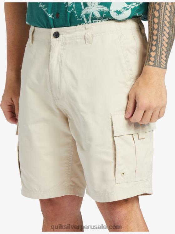Quiksilver N8LNT786 hombres arroz integral Pantalones cortos Waterman Maldive Atoll Cargo 20
