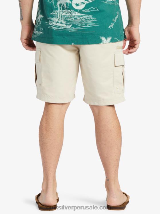 Quiksilver N8LNT786 hombres arroz integral Pantalones cortos Waterman Maldive Atoll Cargo 20