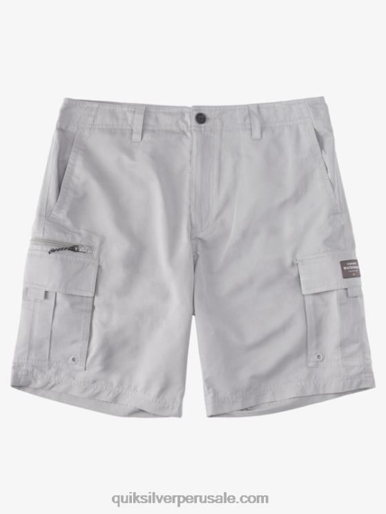 Quiksilver N8LNT788 hombres piel de tiburon Pantalones cortos Waterman Maldive Atoll Cargo 20