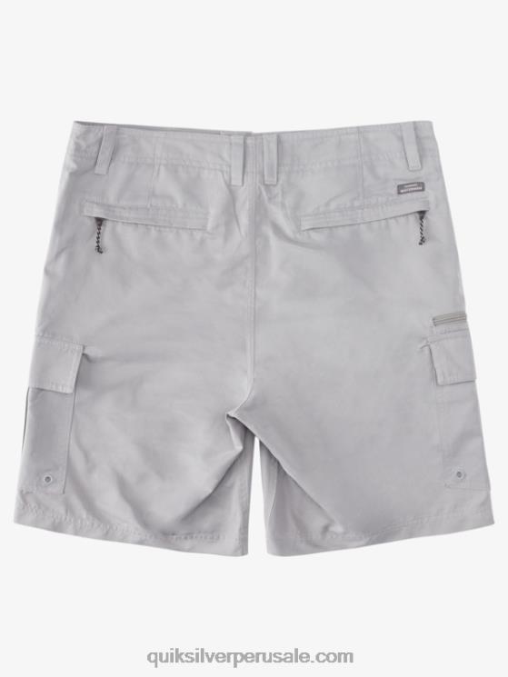 Quiksilver N8LNT788 hombres piel de tiburon Pantalones cortos Waterman Maldive Atoll Cargo 20