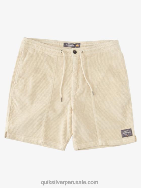 Quiksilver N8LNT873 hombres arroz integral shorts de pana Waterman Cordy