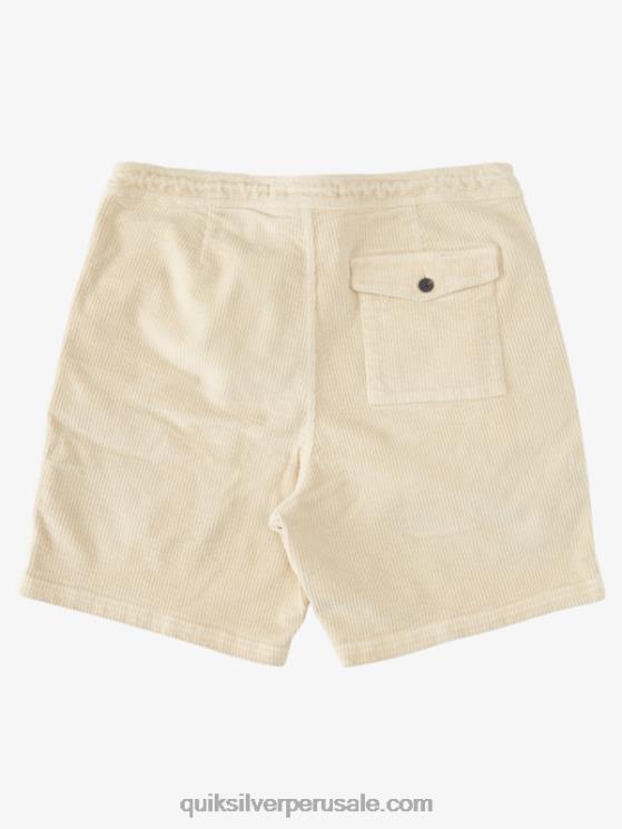 Quiksilver N8LNT873 hombres arroz integral shorts de pana Waterman Cordy