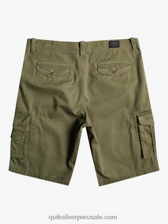 Quiksilver N8LNT954 hombres trébol de cuatro hojas shorts cargo de batalla crucial