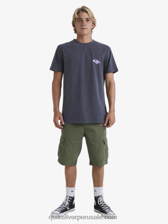 Quiksilver N8LNT954 hombres trébol de cuatro hojas shorts cargo de batalla crucial