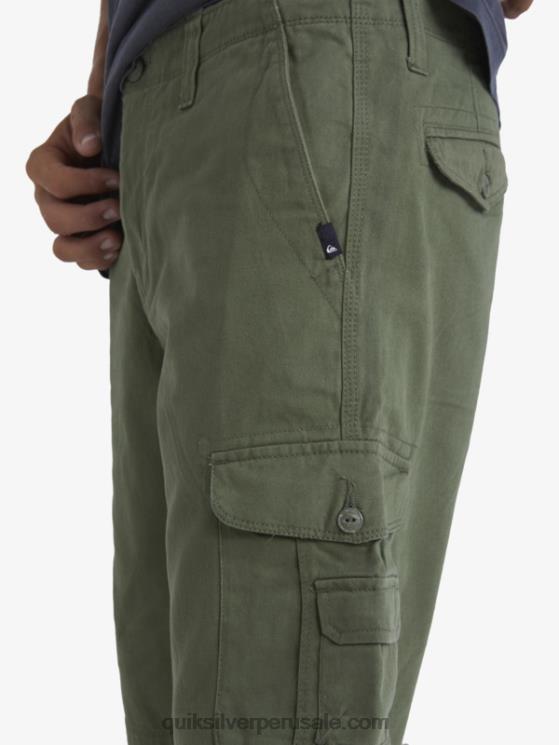 Quiksilver N8LNT954 hombres trébol de cuatro hojas shorts cargo de batalla crucial