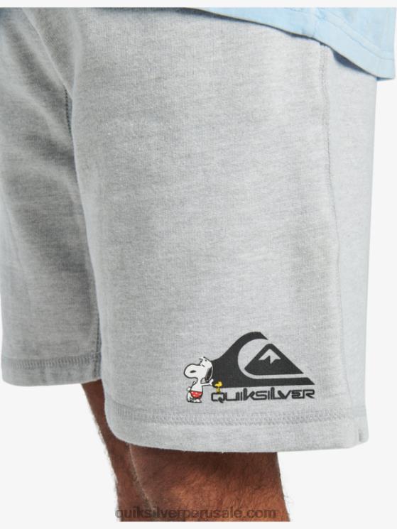 Quiksilver x Peanuts N8LNT1882 hombres brezo atlético pantalones cortos de leyendas locales