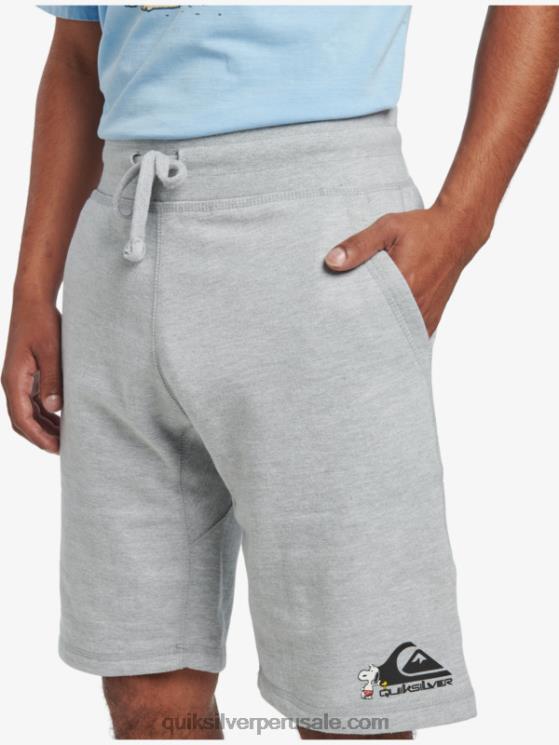 Quiksilver x Peanuts N8LNT1882 hombres brezo atlético pantalones cortos de leyendas locales