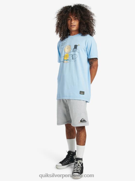 Quiksilver x Peanuts N8LNT1882 hombres brezo atlético pantalones cortos de leyendas locales