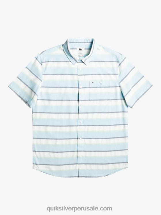 Quiksilver N8LNT1206 hombres blanco cali amanecer 231 camisa de manga corta cali amanecer