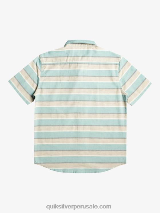 Quiksilver N8LNT1207 hombres plaza taupe cali amanecer 231 camisa de manga corta cali amanecer
