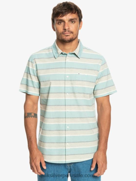 Quiksilver N8LNT1207 hombres plaza taupe cali amanecer 231 camisa de manga corta cali amanecer