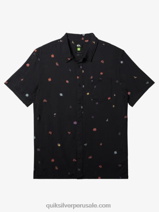 Quiksilver N8LNT1227 hombres minimarca de asfalto camisa de manga corta minimark