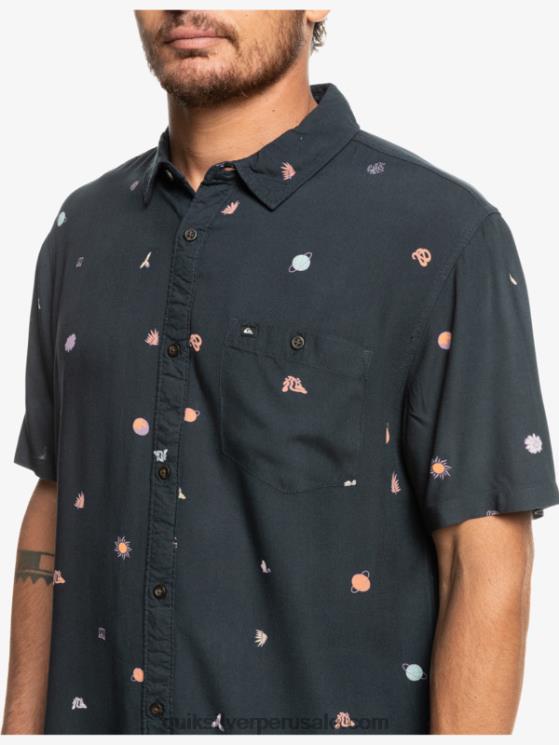 Quiksilver N8LNT1227 hombres minimarca de asfalto camisa de manga corta minimark
