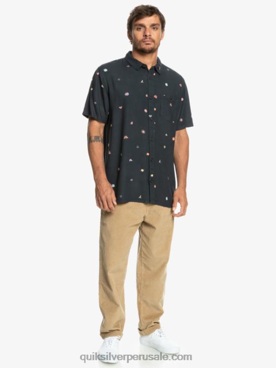 Quiksilver N8LNT1227 hombres minimarca de asfalto camisa de manga corta minimark