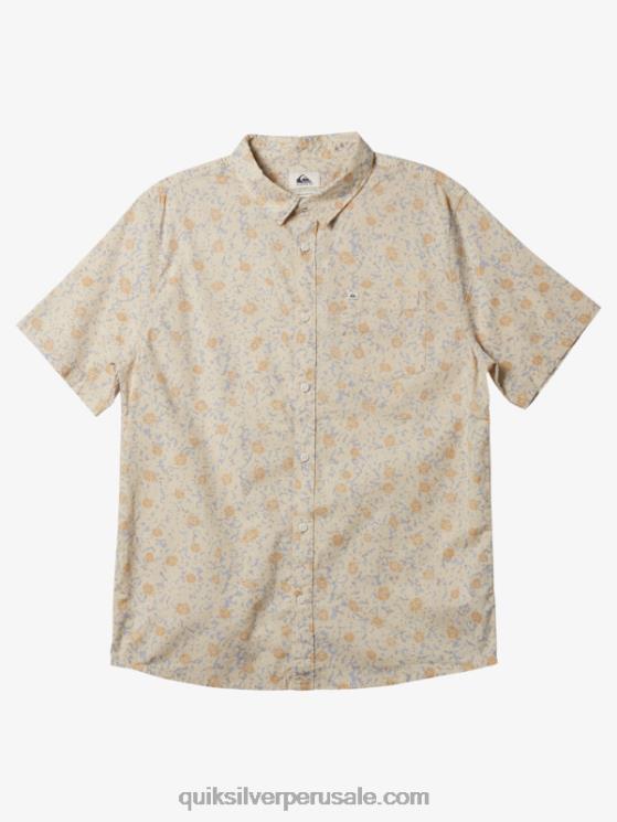 Quiksilver N8LNT1232 hombres pelusa suave de abedul camisa de manga corta con pelusa suave