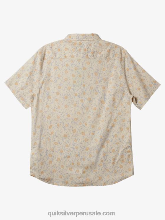 Quiksilver N8LNT1232 hombres pelusa suave de abedul camisa de manga corta con pelusa suave