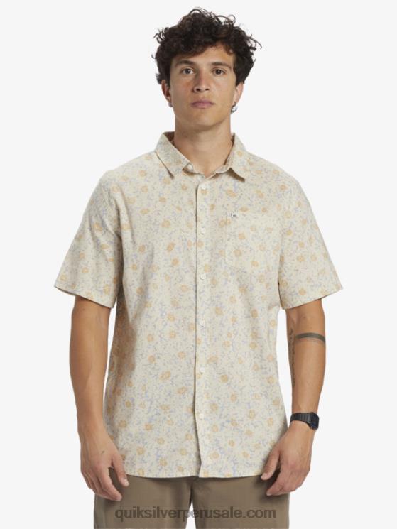 Quiksilver N8LNT1232 hombres pelusa suave de abedul camisa de manga corta con pelusa suave