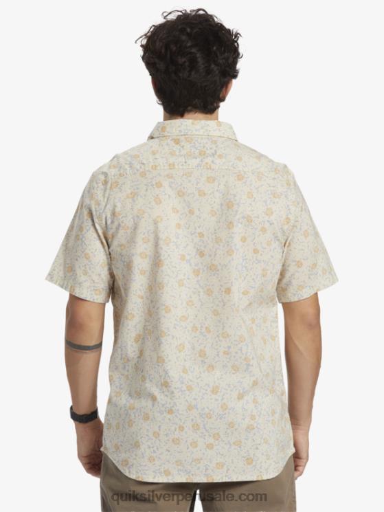 Quiksilver N8LNT1232 hombres pelusa suave de abedul camisa de manga corta con pelusa suave