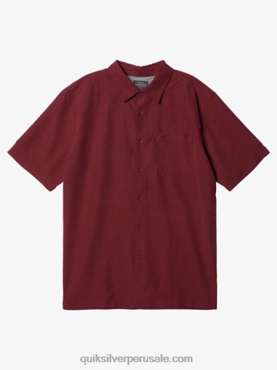 Quiksilver N8LNT1306 hombres centinela de palisandro camisa antiarrugas premium waterman centinela