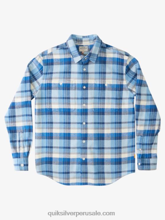 Quiksilver N8LNT1349 hombres truenos azules del anochecer Waterman Thunder establece camisa de manga larga de franela