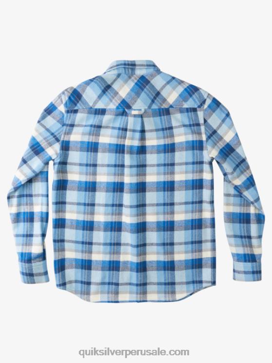 Quiksilver N8LNT1349 hombres truenos azules del anochecer Waterman Thunder establece camisa de manga larga de franela