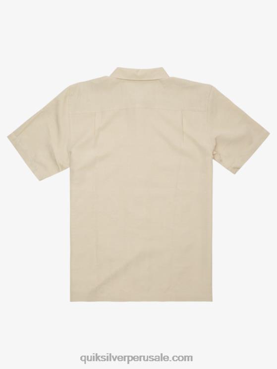 Quiksilver N8LNT1359 hombres arroz integral playera de manga corta Waterman Kelpies Bay