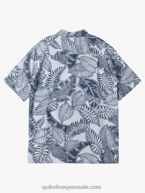 Quiksilver N8LNT1364 hombres mayor azul playera manga corta siesta waterman