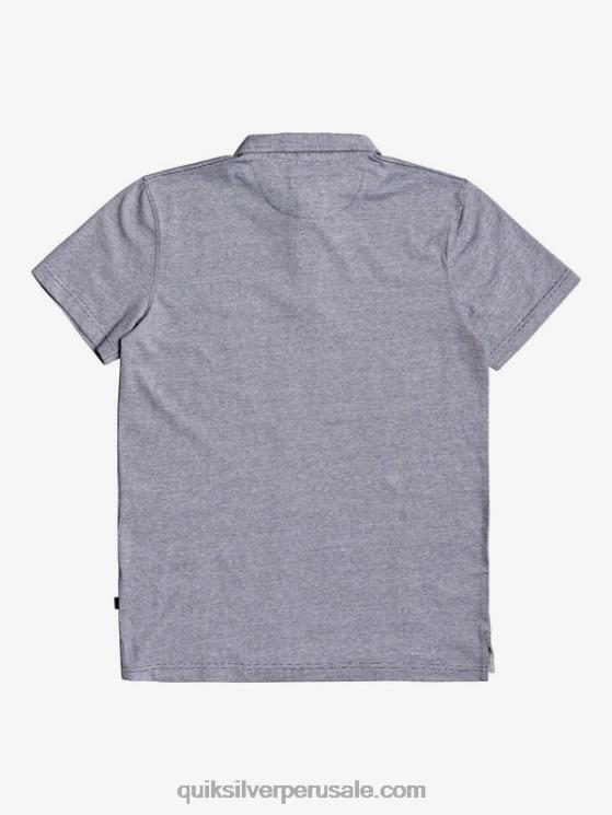 Quiksilver N8LNT1551 hombres noche parisina polo de manga corta de crucero de sol todos los días