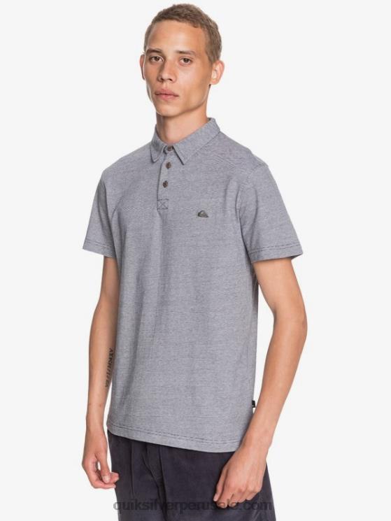 Quiksilver N8LNT1551 hombres noche parisina polo de manga corta de crucero de sol todos los días