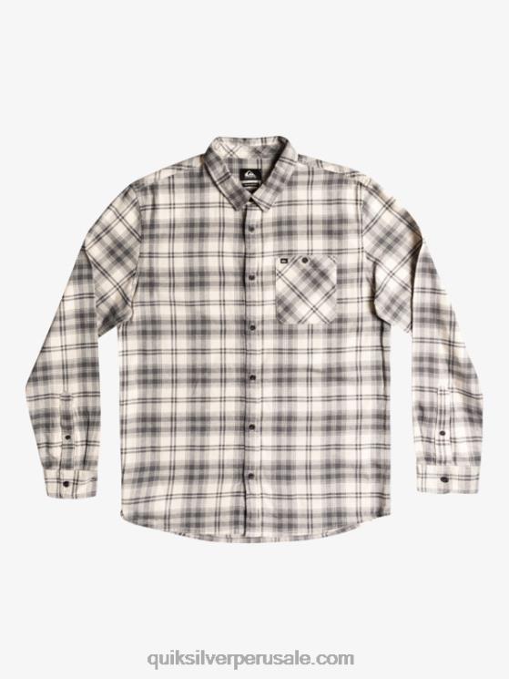 Quiksilver N8LNT1560 hombres Hatton puerta de hierro camisa de manga larga