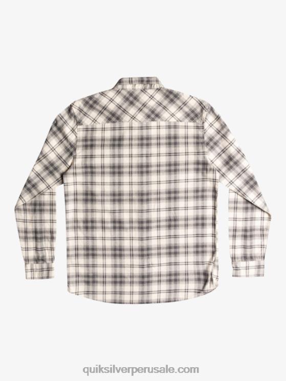 Quiksilver N8LNT1560 hombres Hatton puerta de hierro camisa de manga larga