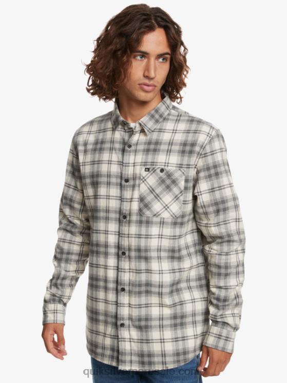 Quiksilver N8LNT1560 hombres Hatton puerta de hierro camisa de manga larga
