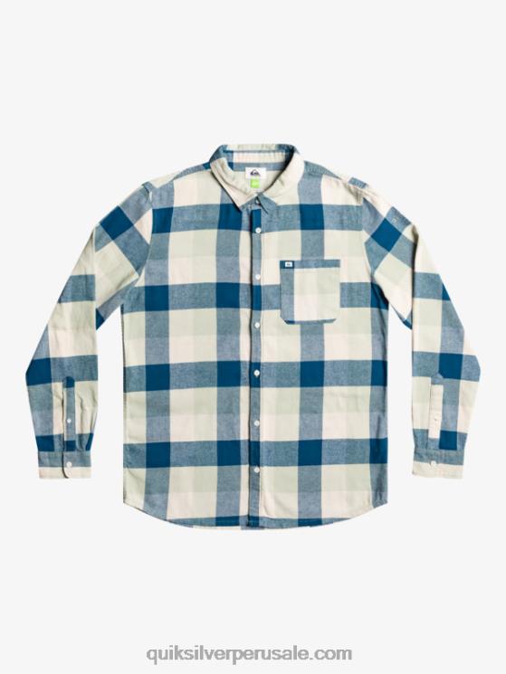 Quiksilver N8LNT1573 hombres madre de la salvia del desierto camisa de franela de manga larga motherfly
