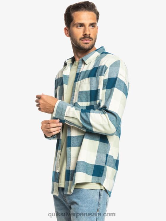 Quiksilver N8LNT1573 hombres madre de la salvia del desierto camisa de franela de manga larga motherfly
