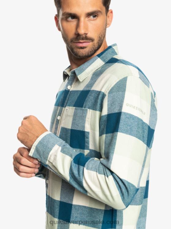 Quiksilver N8LNT1573 hombres madre de la salvia del desierto camisa de franela de manga larga motherfly