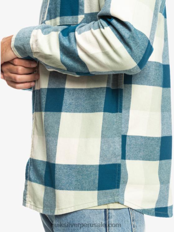 Quiksilver N8LNT1573 hombres madre de la salvia del desierto camisa de franela de manga larga motherfly